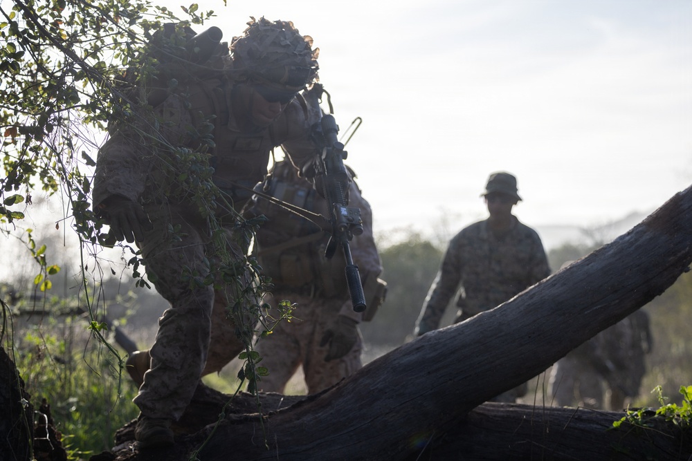 1st Bn., 5th Marines conduct company attacks during combat readiness evaluation