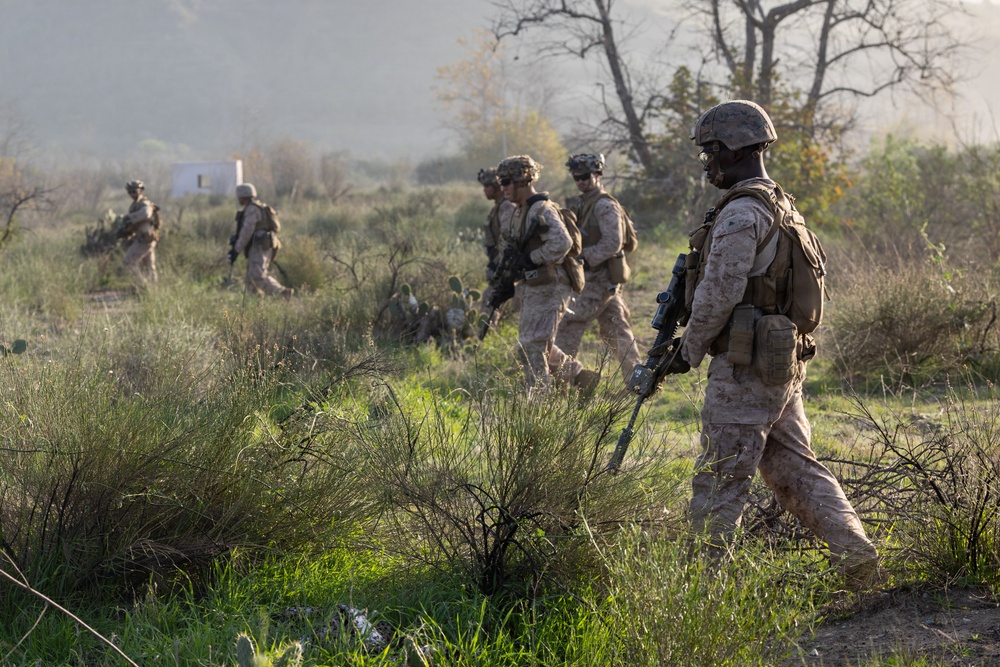 1st Bn., 5th Marines conduct company attacks during combat readiness evaluation