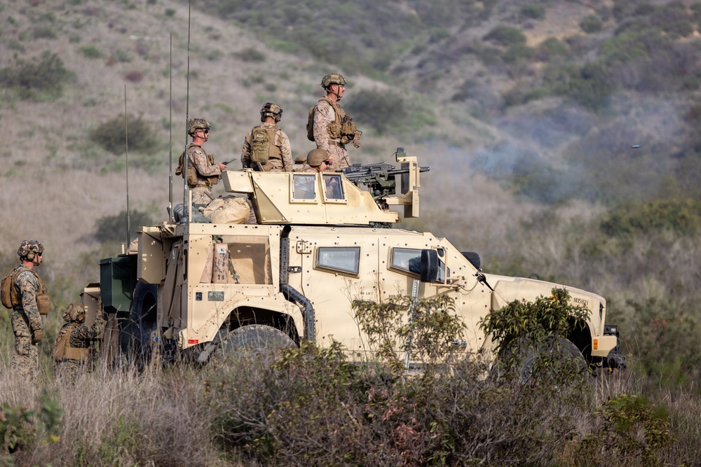 1st Bn., 5th Marines conduct company attacks during combat readiness evaluation