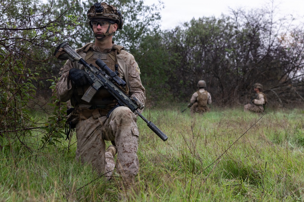 1st Bn., 5th Marines conduct company attacks during combat readiness evaluation