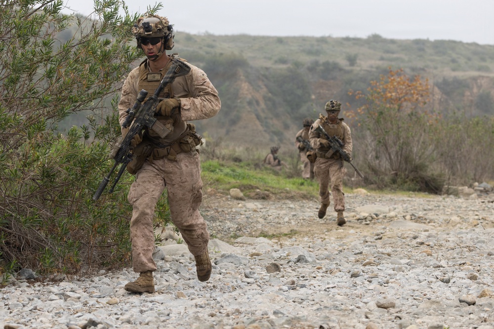 1st Bn., 5th Marines conduct company attacks during combat readiness evaluation