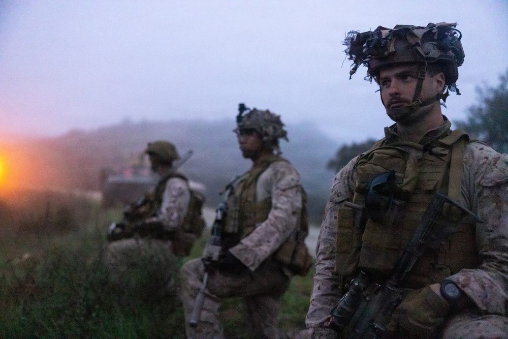 1st Bn., 5th Marines conduct company attacks during combat readiness evaluation
