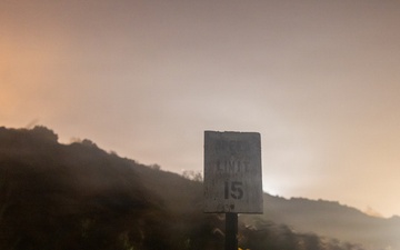 1st Bn., 5th Marines hike during combat readiness evaluation