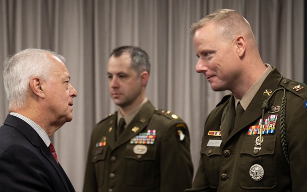 SW Hosts Future Mexican Border Defense Medal Recipients at the Pentagon