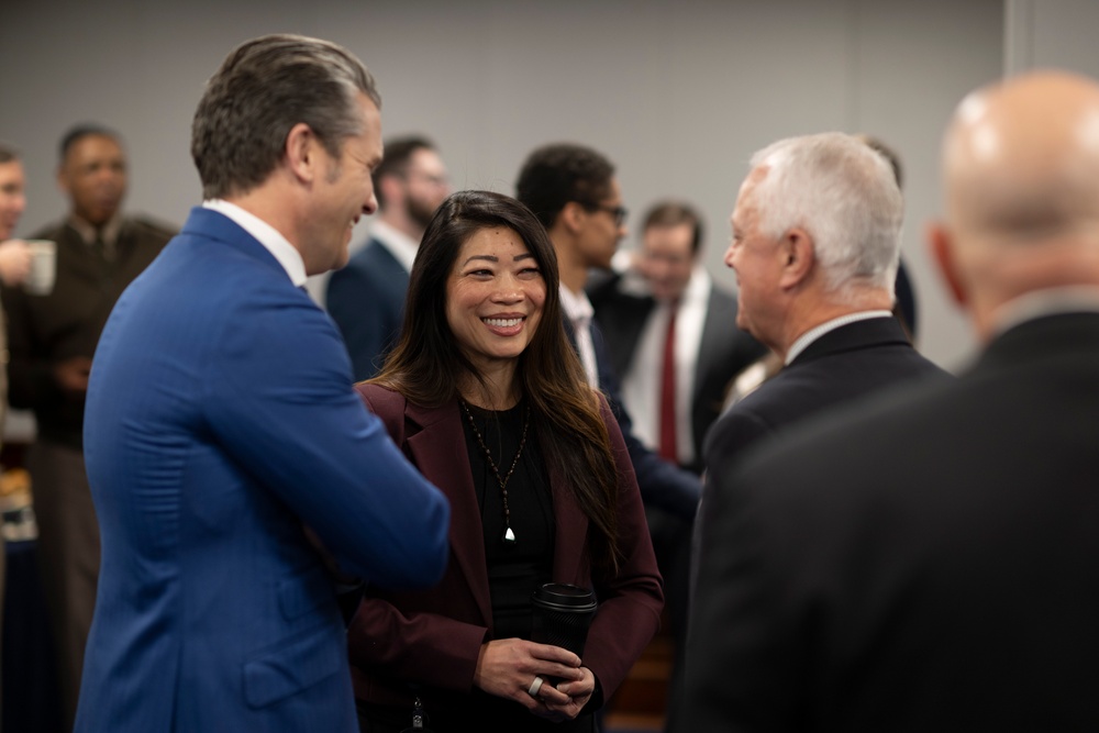 SW Hosts Future Mexican Border Defense Medal Recipients at the Pentagon