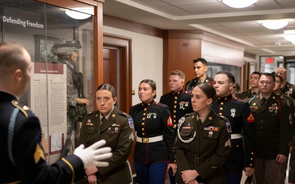 SW Hosts Future Mexican Border Defense Medal Recipients at the Pentagon