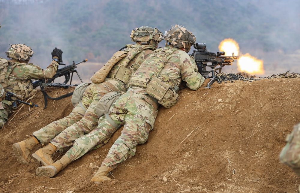 4-9 Infantry Trains During Combined Arms Live Fire