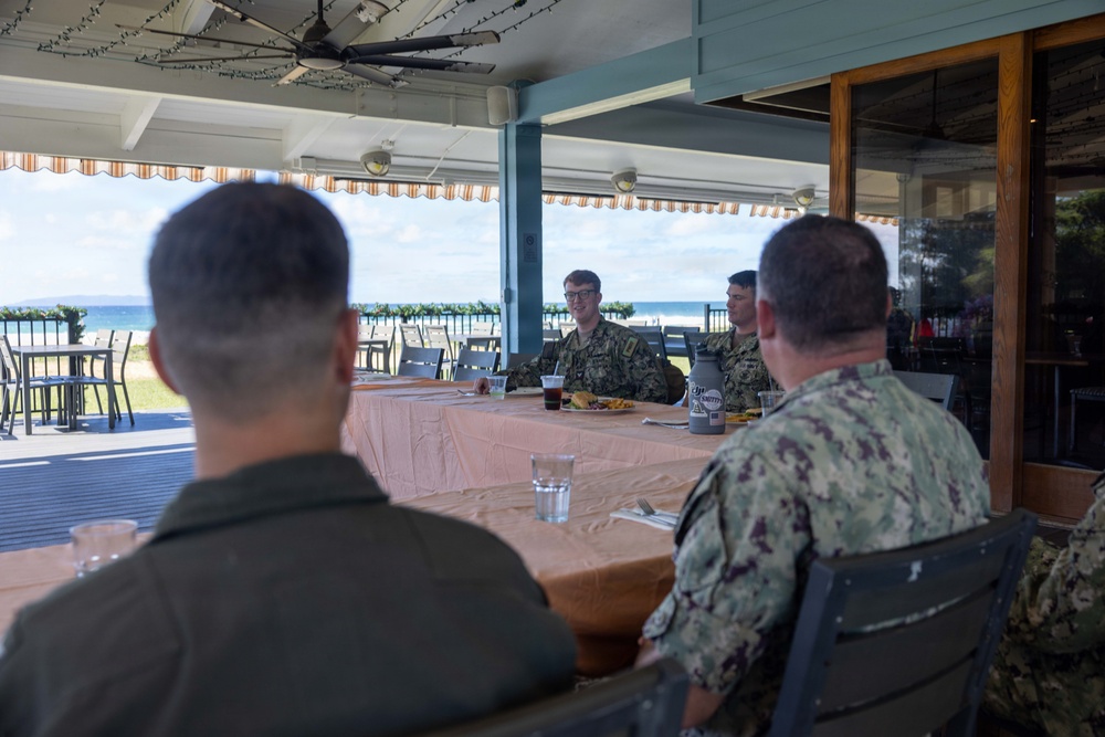 Rear Admiral Brad Collins Visits PMRF