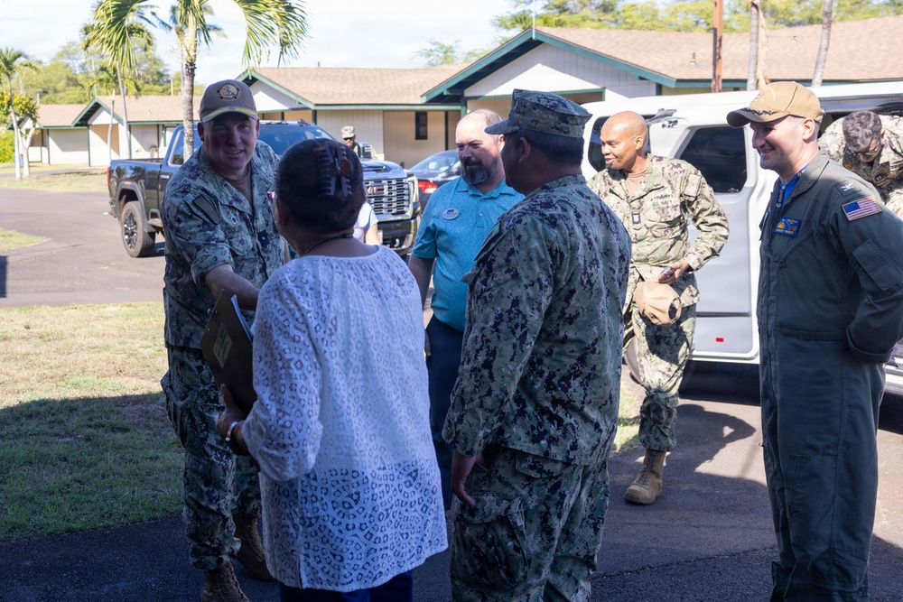 Rear Adm. Brad Collins Visits PMRF
