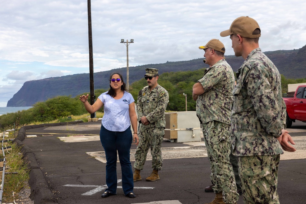 Rear Adm. Brad Collins Visits PMRF
