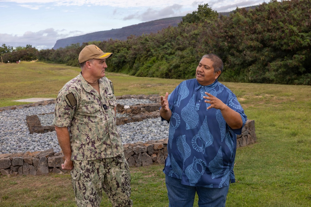 Rear Admiral Brad Collins Visits PMRF