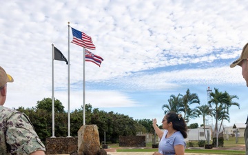 Rear Admiral Brad Collins Visits PMRF