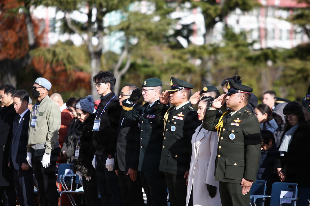 UN Command, Thailand Mark Final Resting of Two Korean War Veterans in Busan