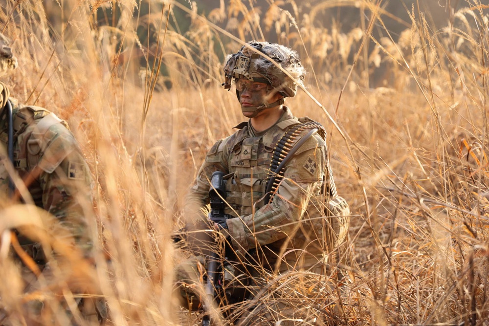 C Co 4-9 Infantry Trains During Combined Arms Live Fire