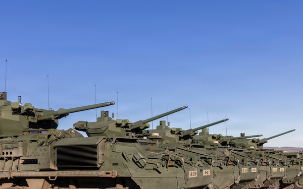 1-2 Stryker Brigade Combat Team Conducts 30mm Training