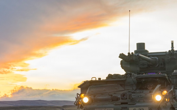 1-2 Stryker Brigade Combat Team Conducts 30mm Training