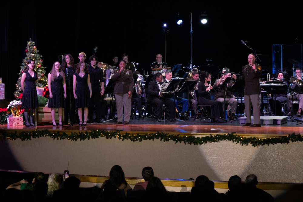 First Team Band spreads Christmas cheer at Ellison High School