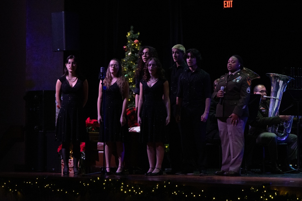 First Team Band spreads Christmas cheer at Ellison High School