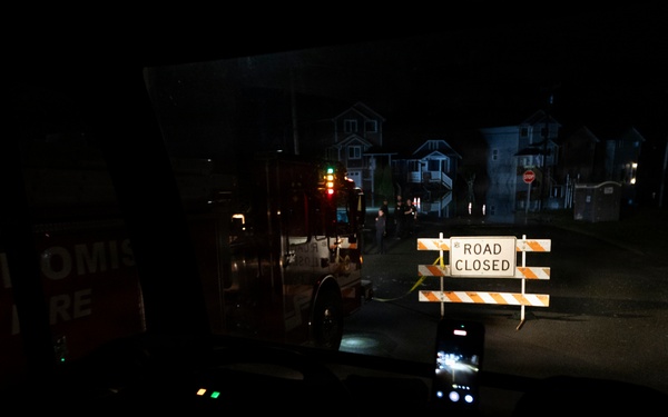 Soldiers Train on Nighttime Water Rescue During Flood Response Activation