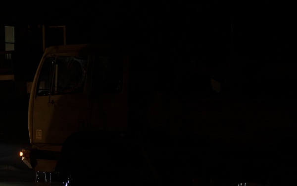 Soldiers Train on Nighttime Water Rescue During Flood Response Activation