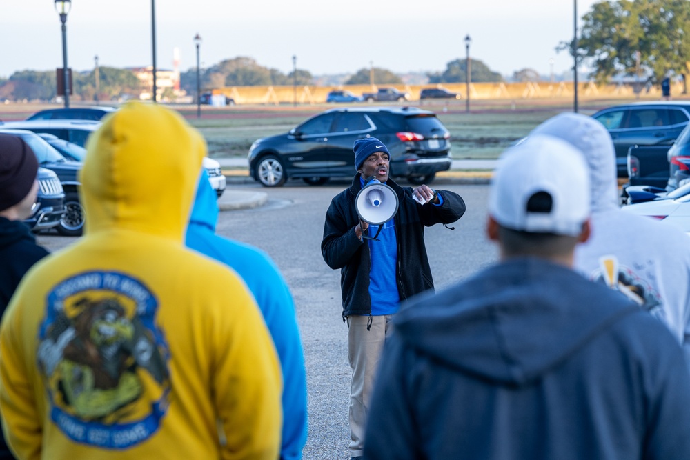 Keesler residents participate in annual Jingle Bell 5k