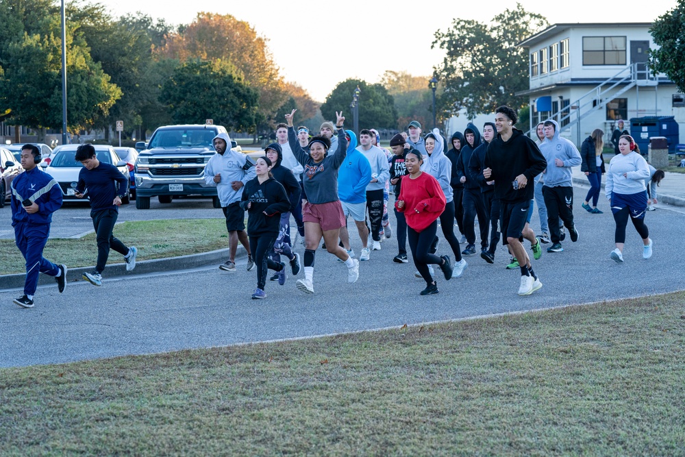 Keesler residents participate in annual Jingle Bell 5k