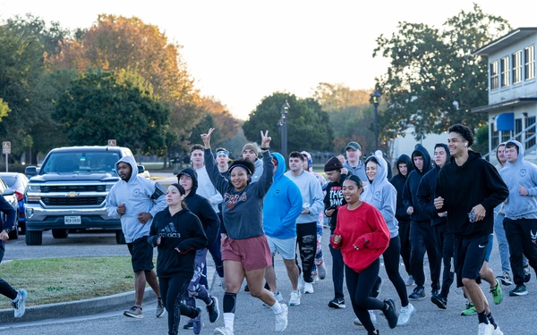 Keesler residents participate in annual Jingle Bell 5k