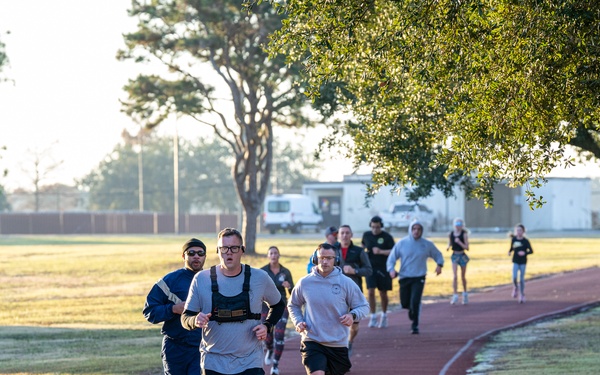 Keesler residents participate in annual Jingle Bell 5k