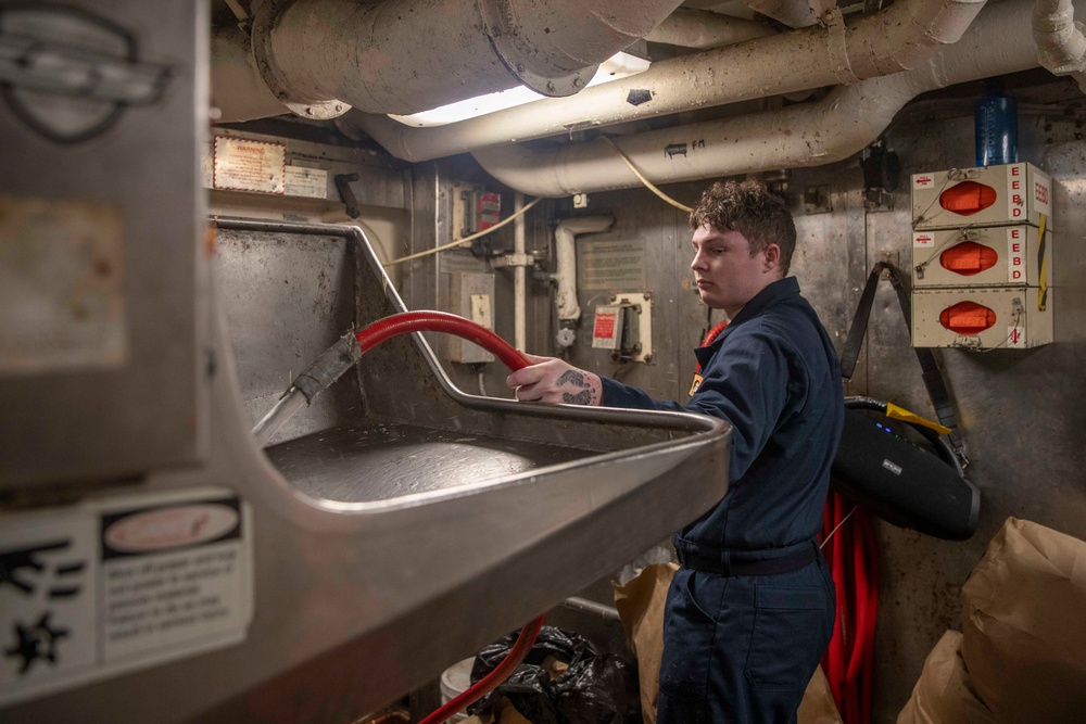 USS Abraham Lincoln conducts routine operations.