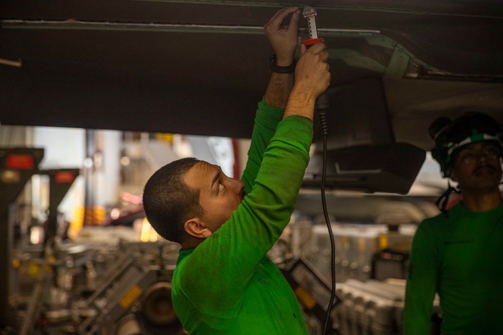 USS Abraham Lincoln conducts routine operations.