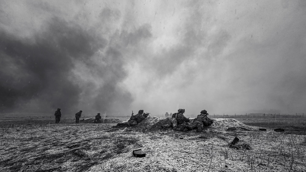 4-9 Infantry Trains During Combined Arms Live Fire