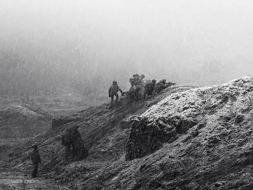 1-38 Infantry Trains During Combined Arms Live Fire