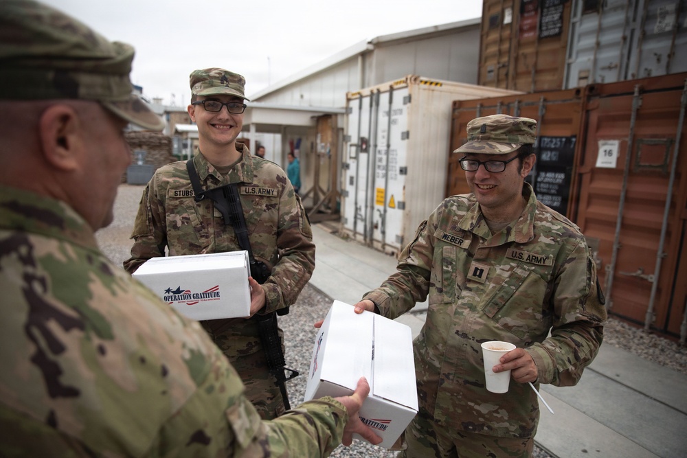 U.S. Soldiers in Iraq Gifted Surprise Care Packages from Operation Gratitude Charity