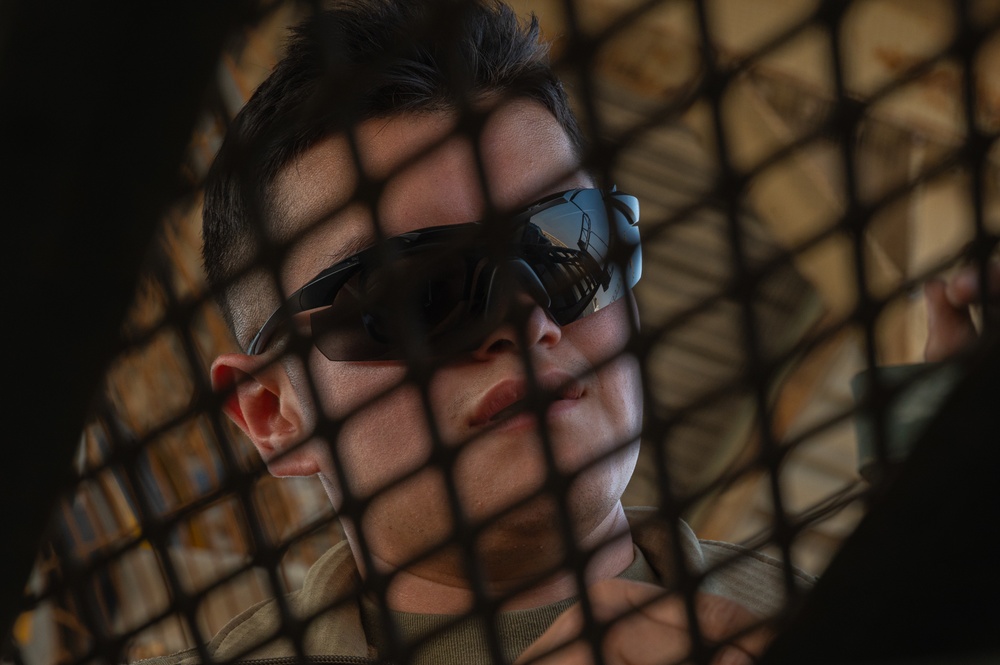 379th Aerospace Ground Equipment supports from behind the scenes