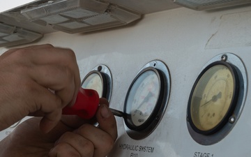 379th Aerospace Ground Equipment supports from behind the scenes