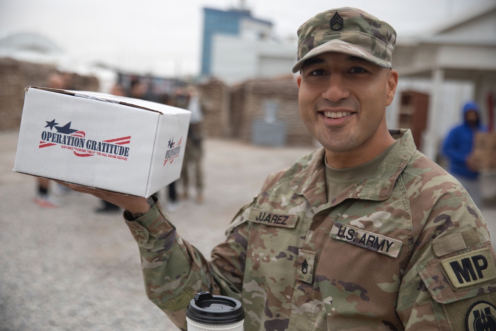 U.S. Soldiers in Iraq Gifted Surprise Care Packages From Operation Gratitude Charity