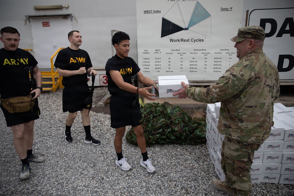U.S. Soldiers in Iraq Gifted Surprise Care Packages From Operation Gratitude Charity