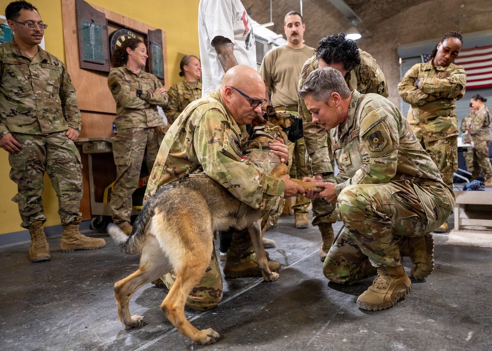 Airmen Train in K-9 TCCC Procedures