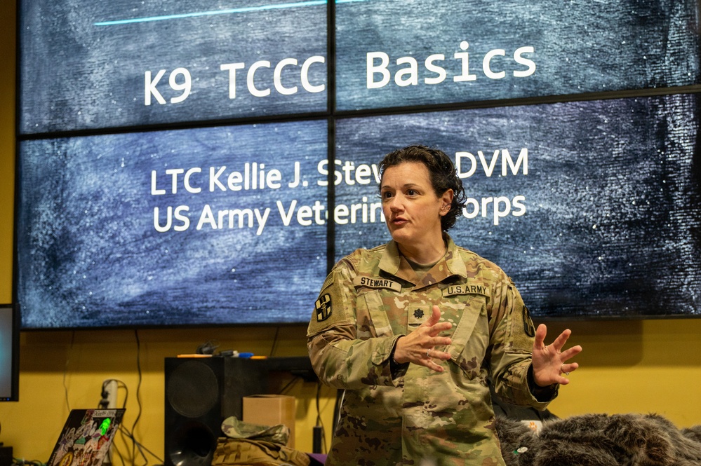 Airmen Train in K-9 TCCC Procedures