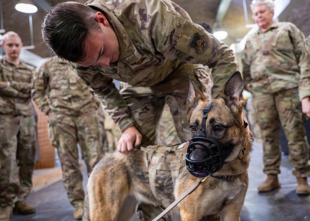 Airmen Train in K-9 TCCC Procedures