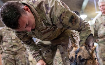 Airmen Train in K-9 TCCC Procedures