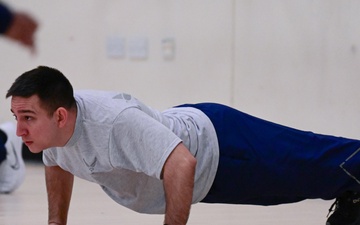 100th ARW leadership and FTAC Airmen get after new fitness standards
