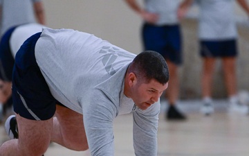 100th ARW leadership and FTAC Airmen get after new fitness standards