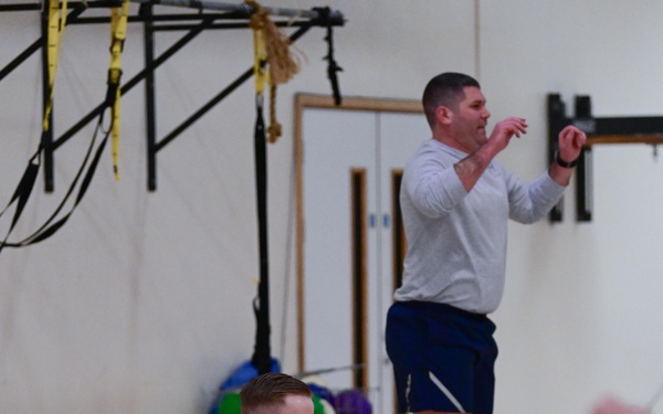 100th ARW leadership and FTAC Airmen get after new fitness standards