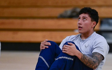 100th ARW leadership and FTAC Airmen get after new fitness standards