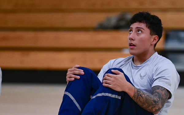 100th ARW leadership and FTAC Airmen get after new fitness standards