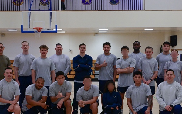 100th ARW leadership and FTAC Airmen get after new fitness standards