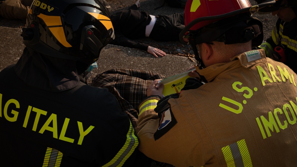 Vicenza Military Community military police and first responders train during Law Enforcement Exercise