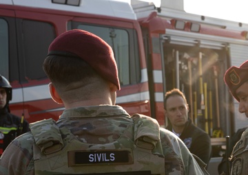 Vicenza Military Community military police and first responders train during Law Enforcement Exercise