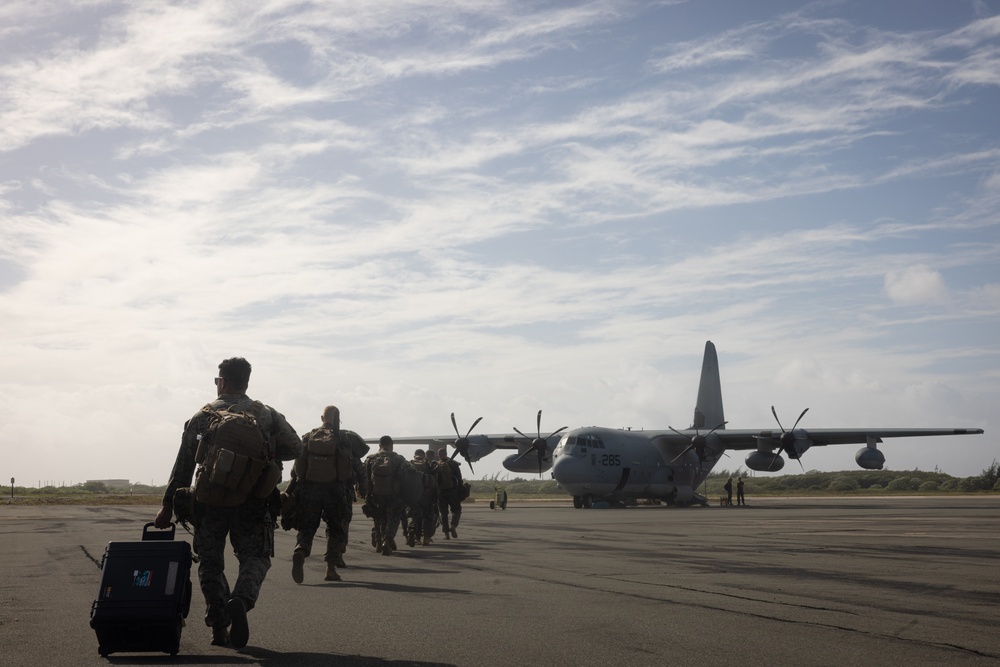 12th LAAB Executes a Sensing Expeditionary Advanced Base FTX on Wake Island